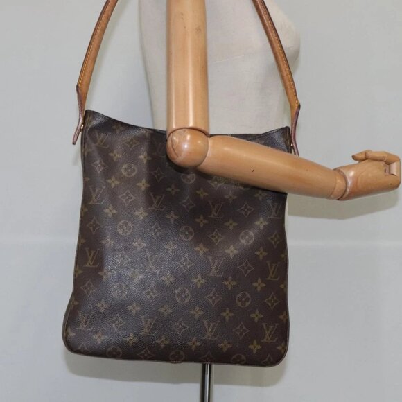 LOUIS VUITTON Monogram Looping GM Shoulder Bag M51145 LV Auth 108764 - Picture 1 of 16